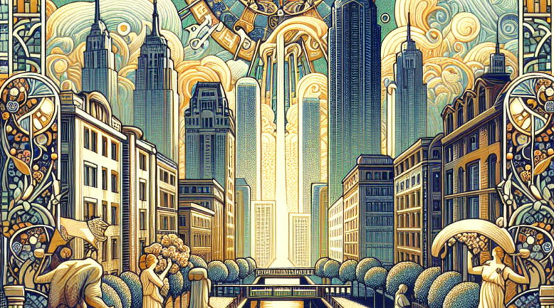 Real Estate ETFs Unveiled Amidst City Skylines and Waterfront Elegance.