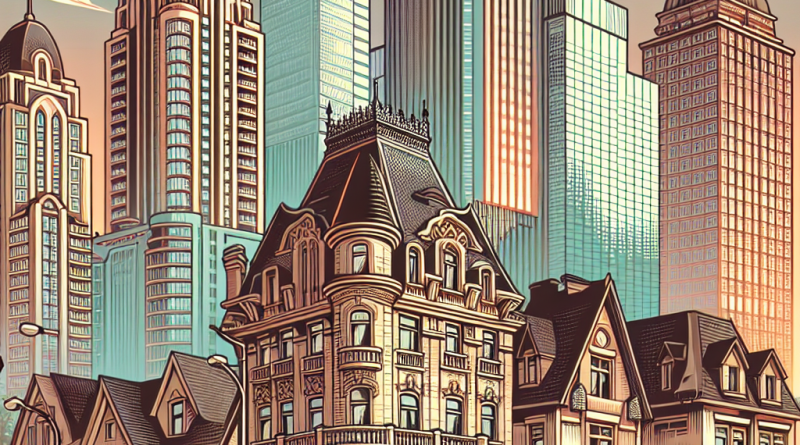 Real Estate Investing: Dive into the world of property, where timeless beauty meets towering innovation.