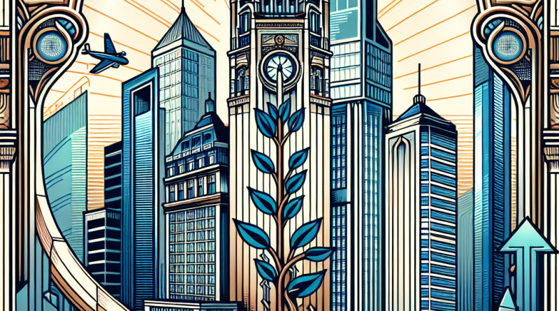REIT Investments in the cityscape, where growth and architecture unite to form investment horizons.