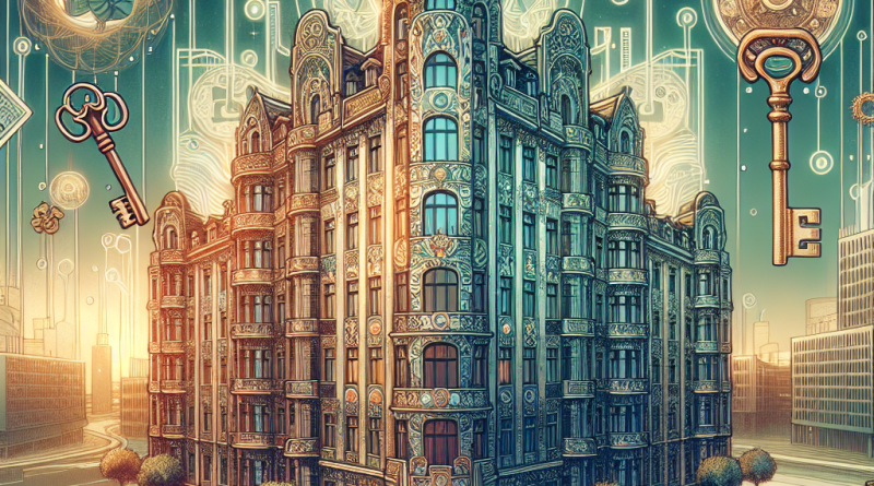 Multifamily Property Investing takes a mystical turn with this ornate, key-surrounded building.