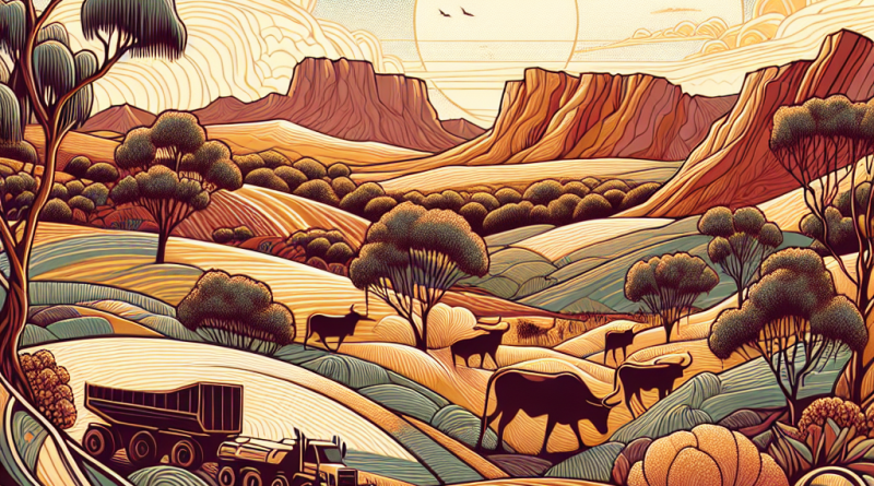 Australia's Outback Investments: Dive into picturesque landscapes where nature and progress harmoniously coexist.