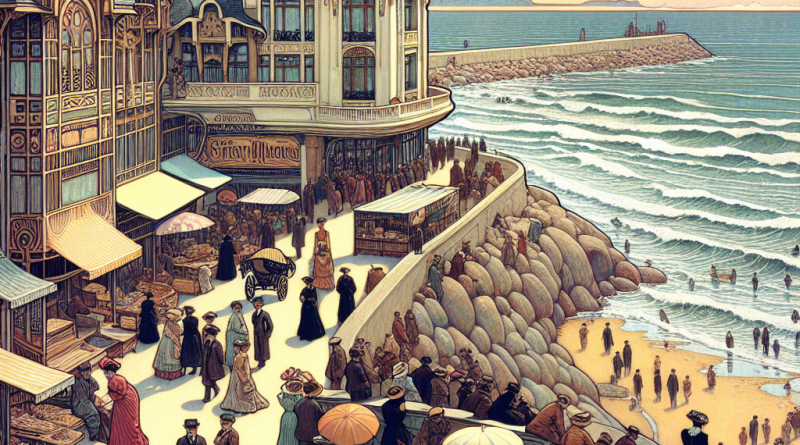 ** Investing in Seashore adventures brings history alive as golden sands meet bustling street scenes.